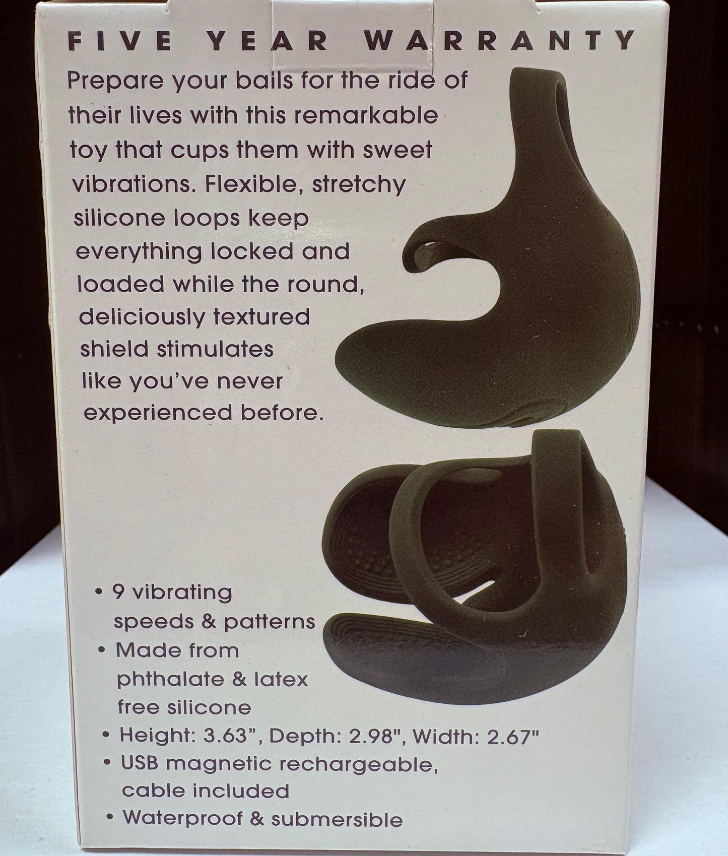 Evolved Novelties Zero Tolerance Nutty Buddy Cock Ring Vibe