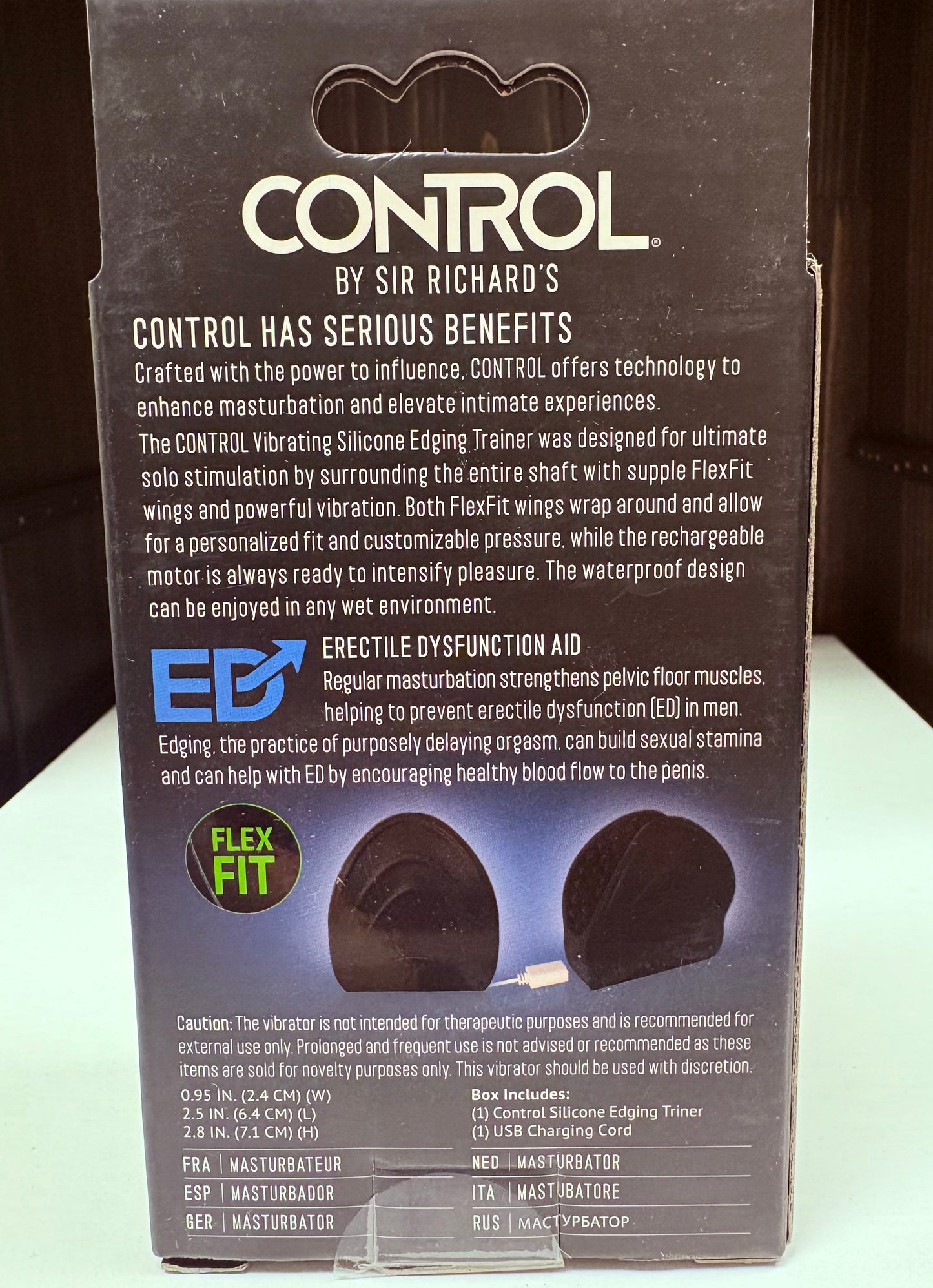 Control Vibrating Silicone Edging Trainer