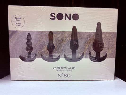 No.80 4-Piece Butt Plug Set
