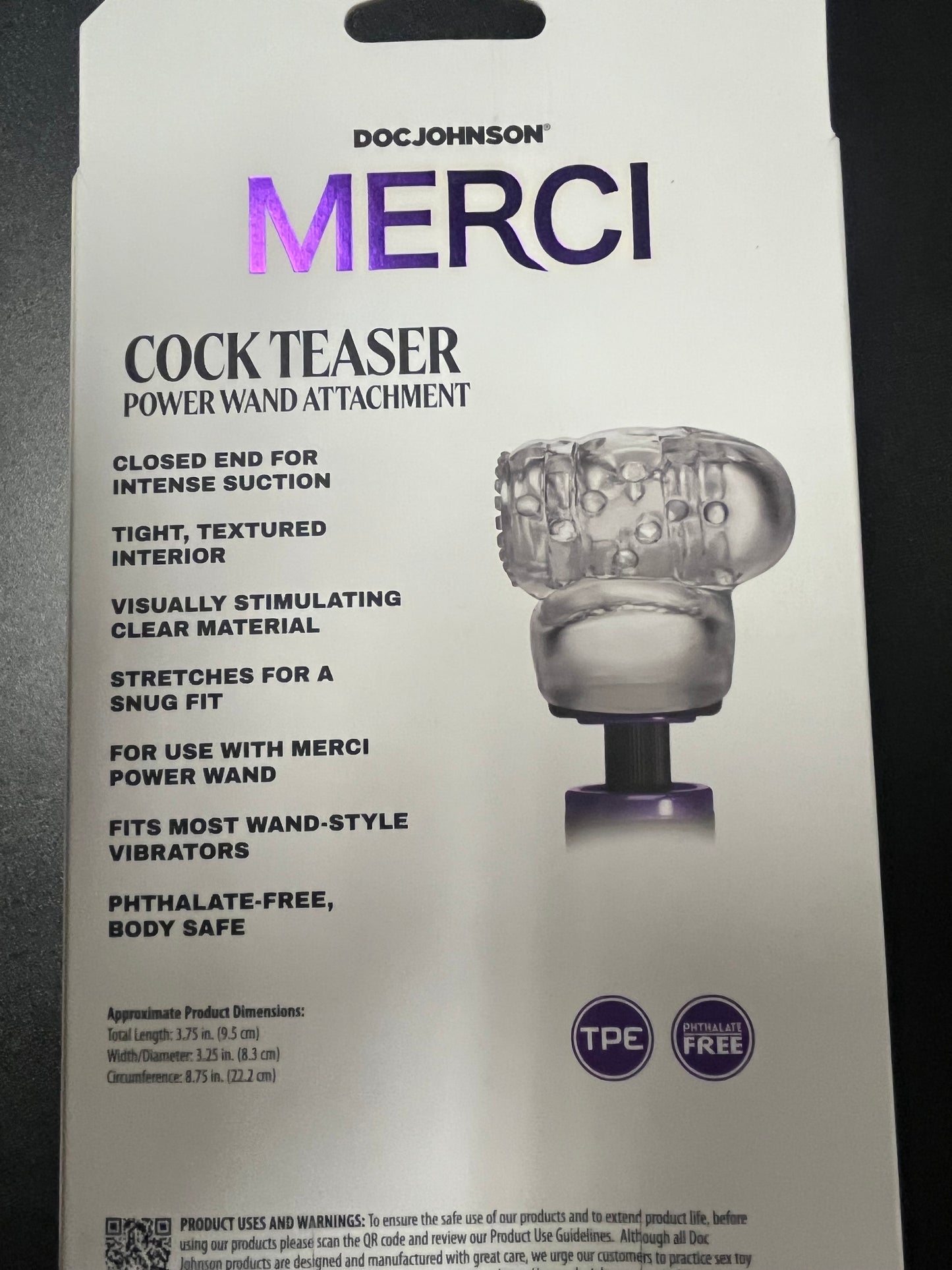 Doc Johnson Merci Cock Teaser Wand Attachment