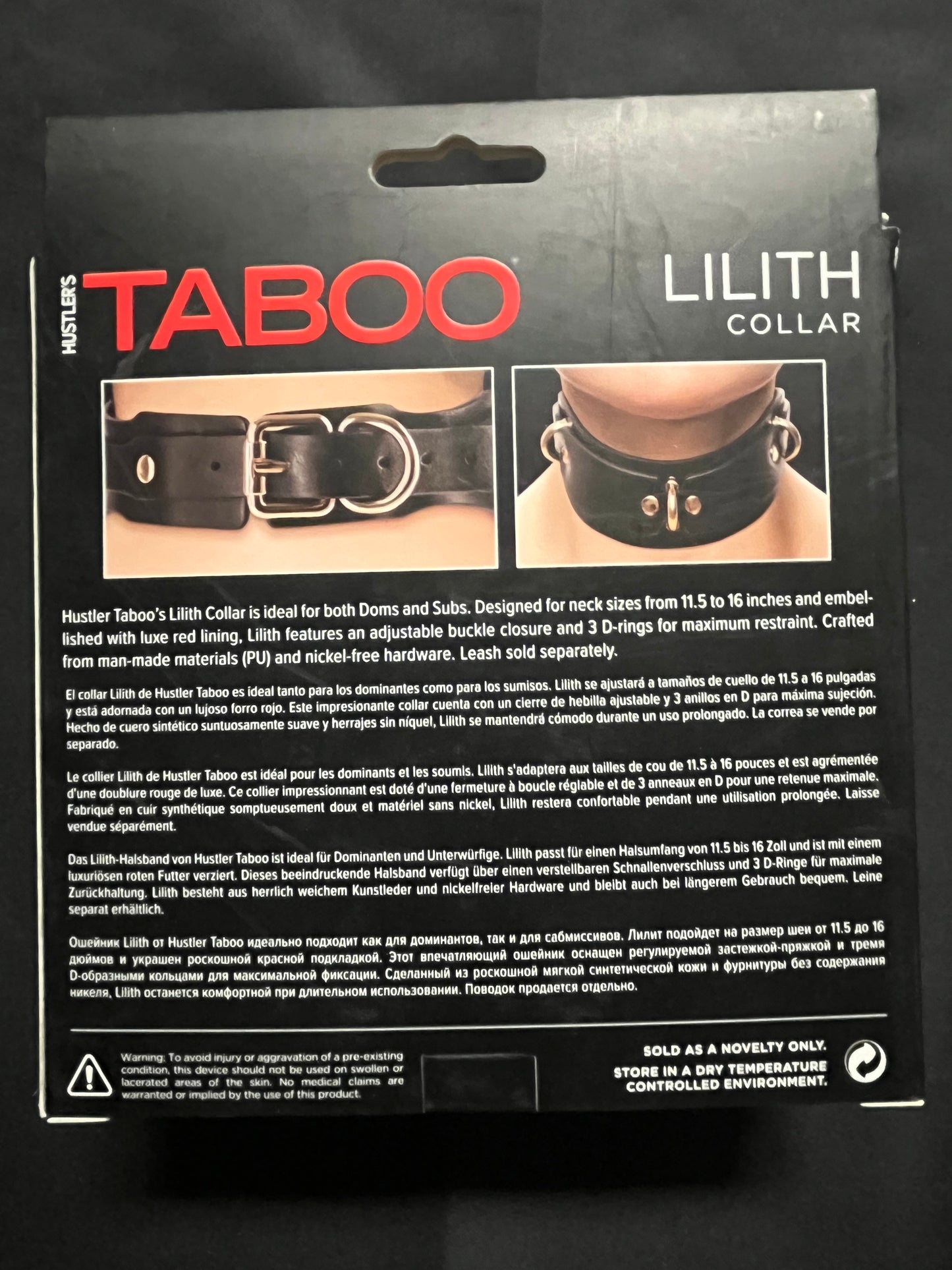 NS Novelties Taboo Lilith Collar