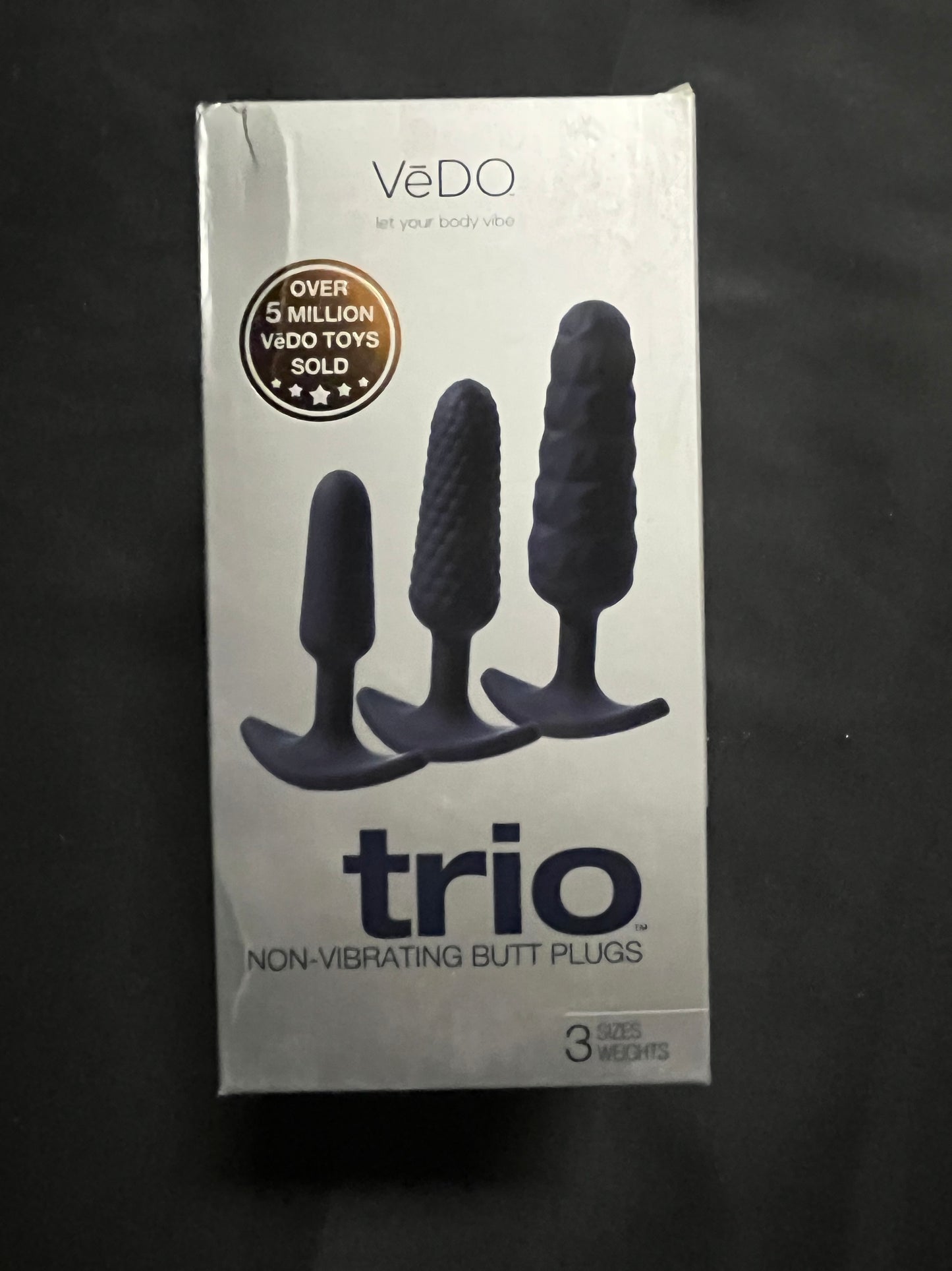 VeDO Trio Weighted Butt Plug Kit