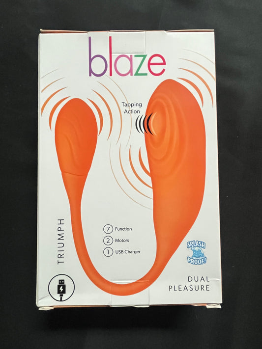 NassToys Blaze Triumph Tapping Dual Pleasure Vibe