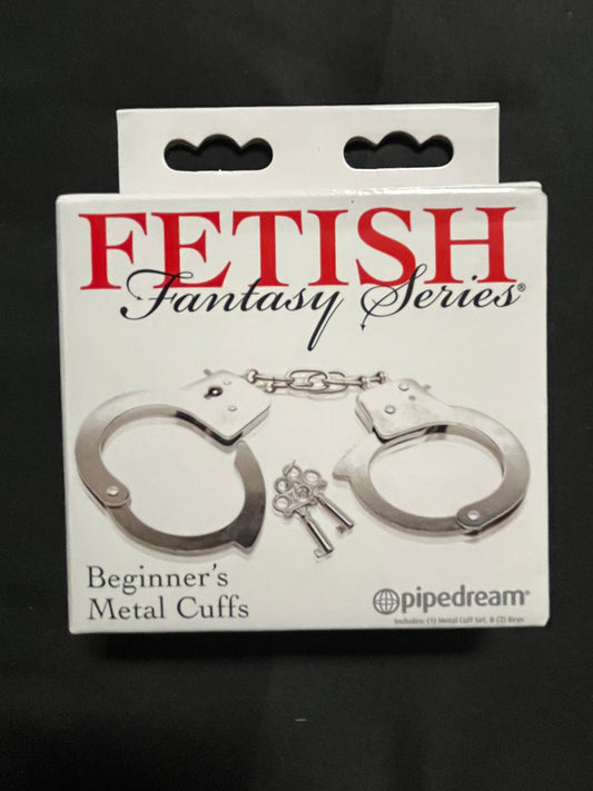 Pipedream Fetish Fantasy Beginner's Metal Cuffs