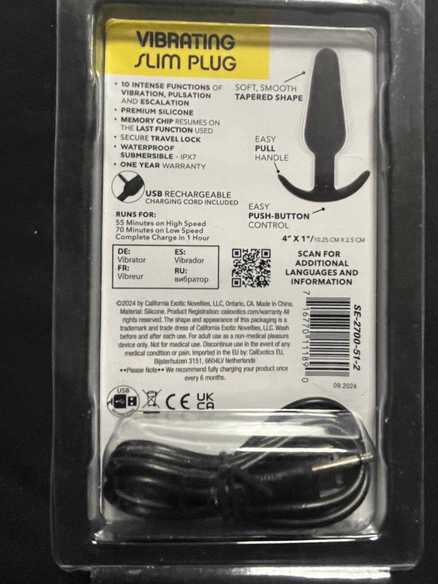 Boundless Vibrating and Slim Plug