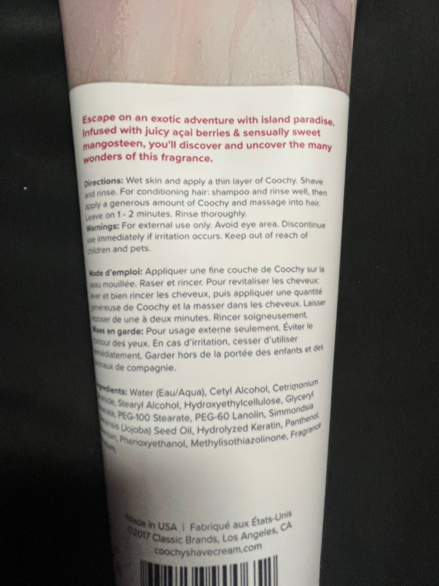 Coochy Shave Cream 12.5oz