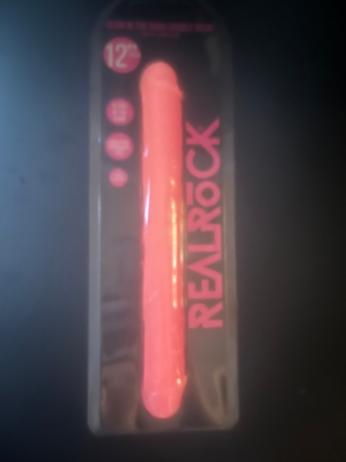 Real Rock 12" Glow in the Dark Double Dildo