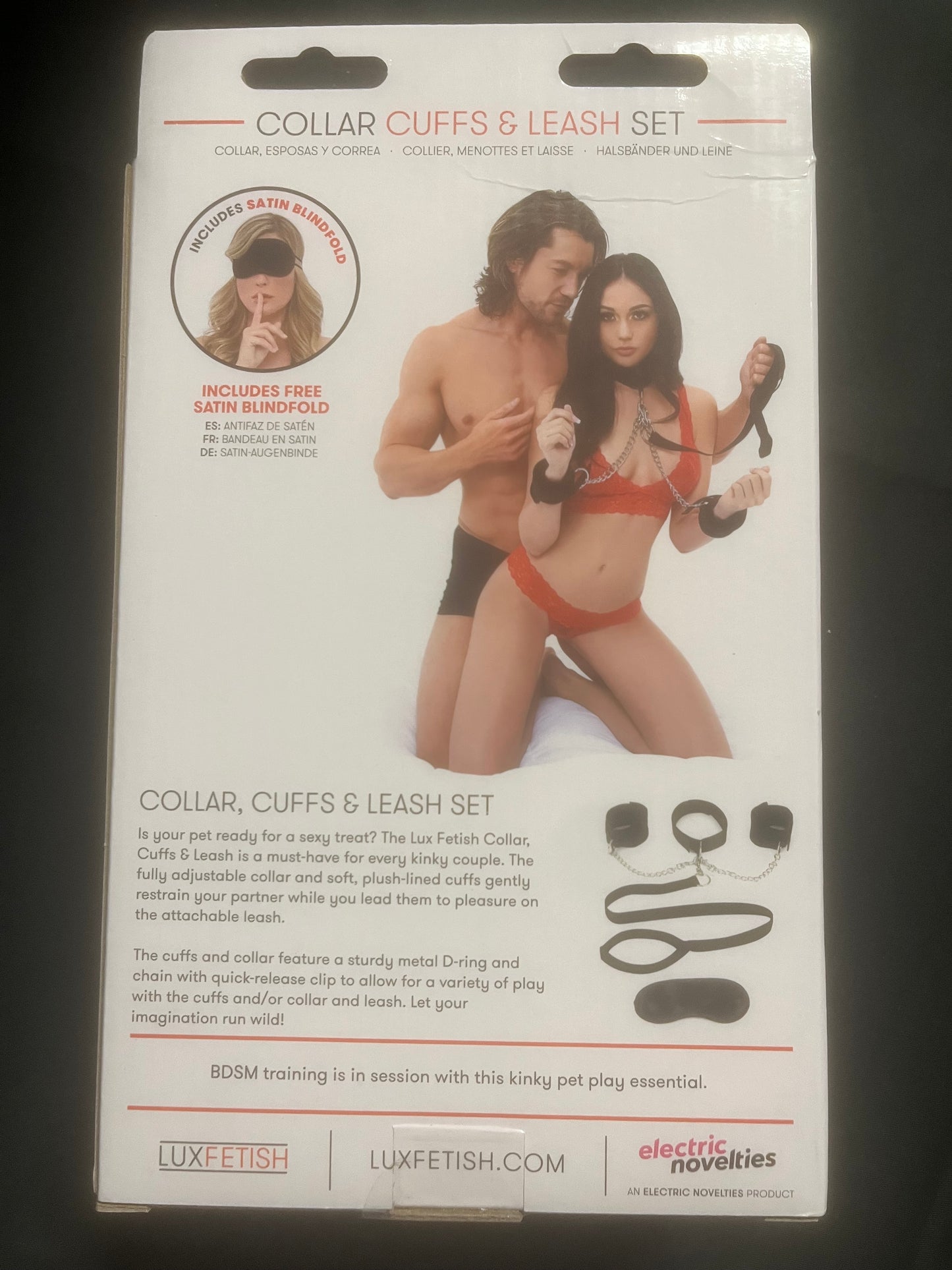 Collar Cuffs and Leash Set