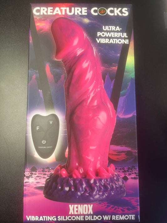 Creature Cocks Xenox Vibrating Dildo with Remote