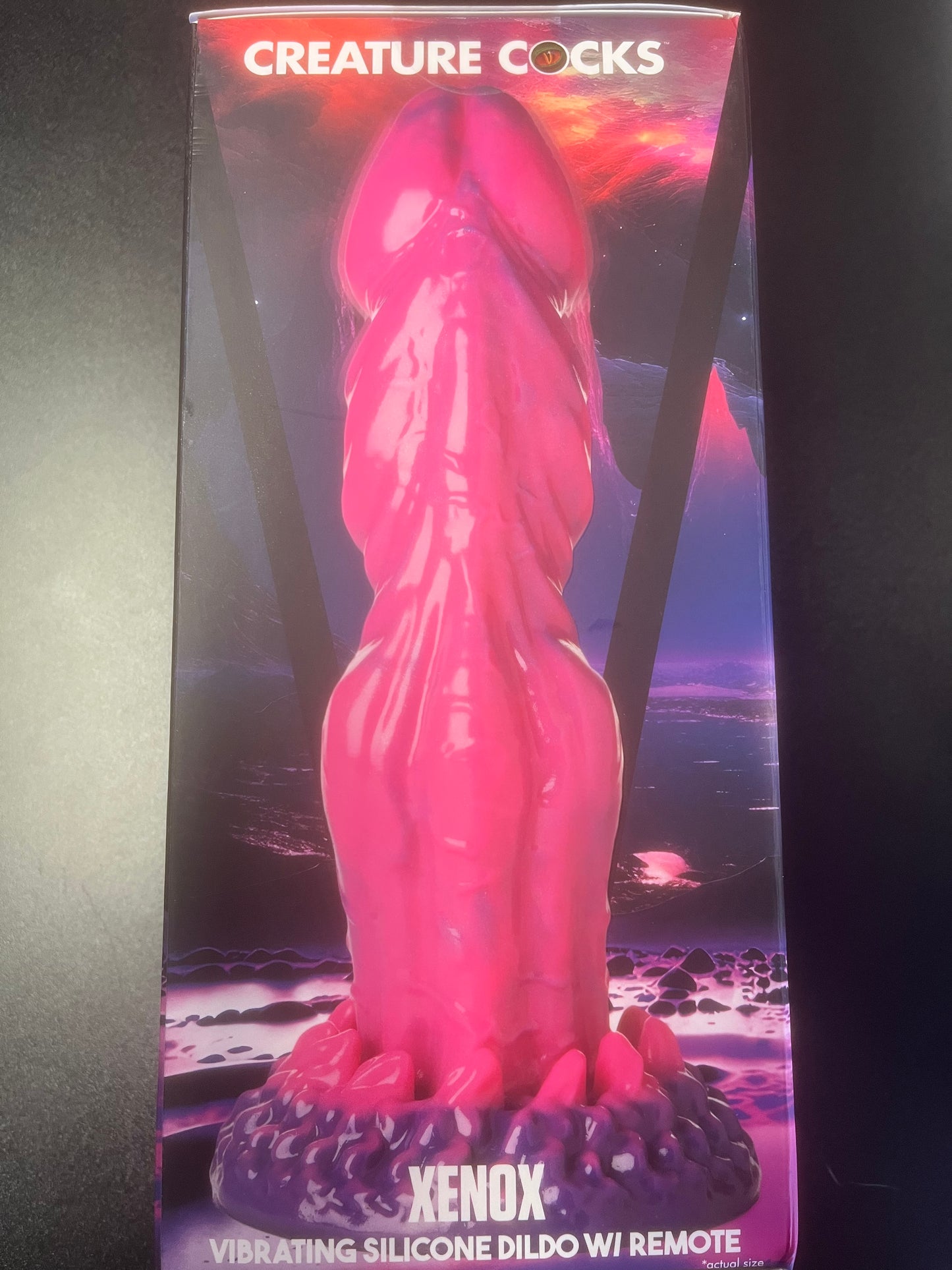 Creature Cocks Xenox Vibrating Dildo with Remote