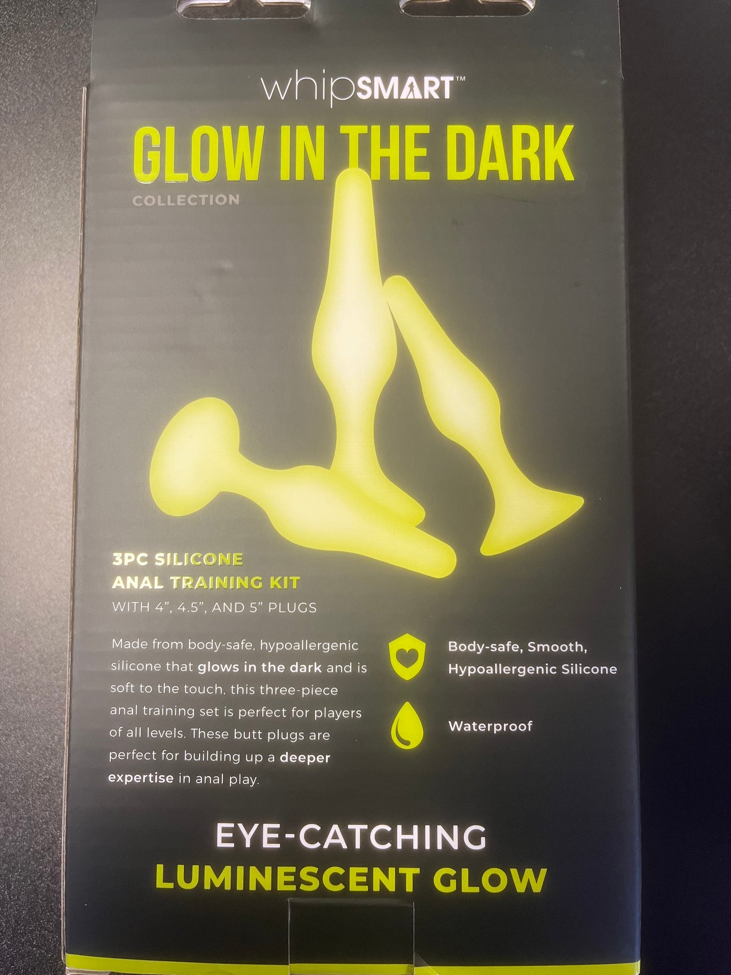 WhipSmart Glow in the Dark Silicone Plug Set