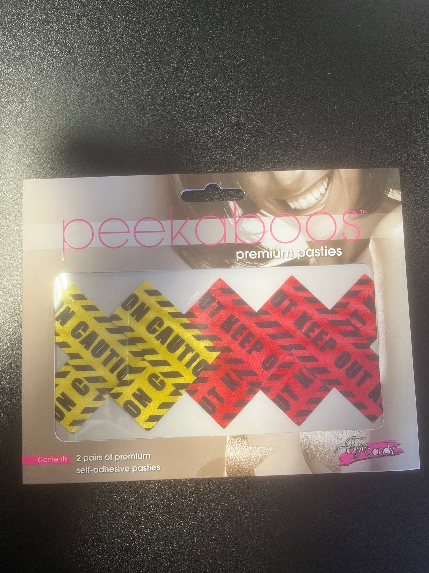 Peek-A-Boos Premium Pasties Caution and Keep Out