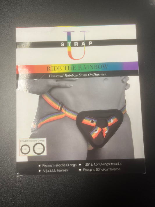 Ride the Rainbow Universal Rainbow Strap-On Harness