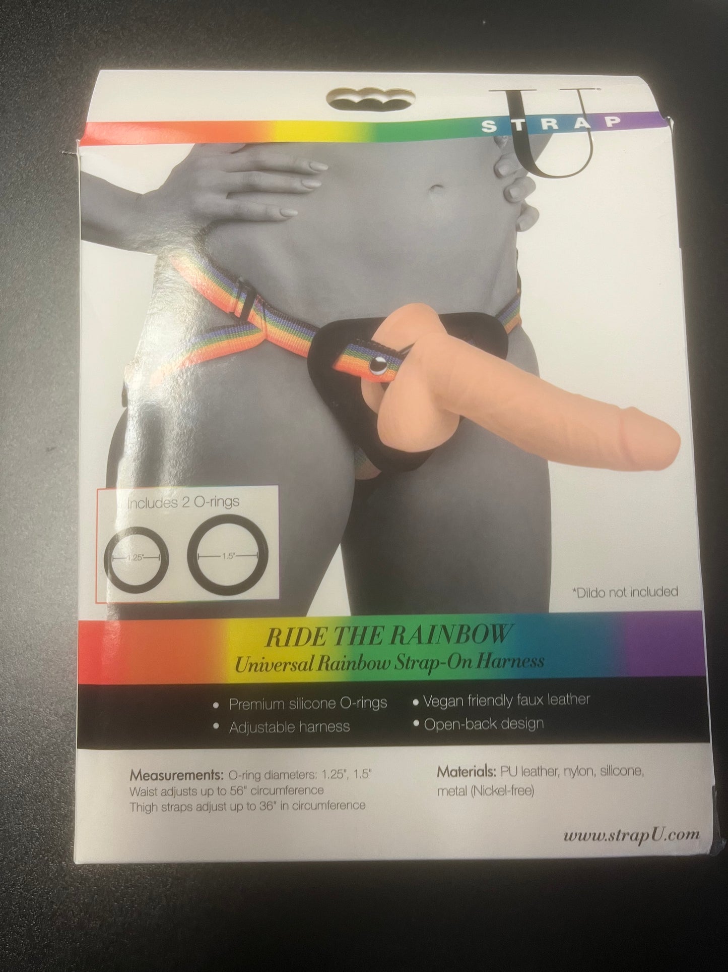Ride the Rainbow Universal Rainbow Strap-On Harness