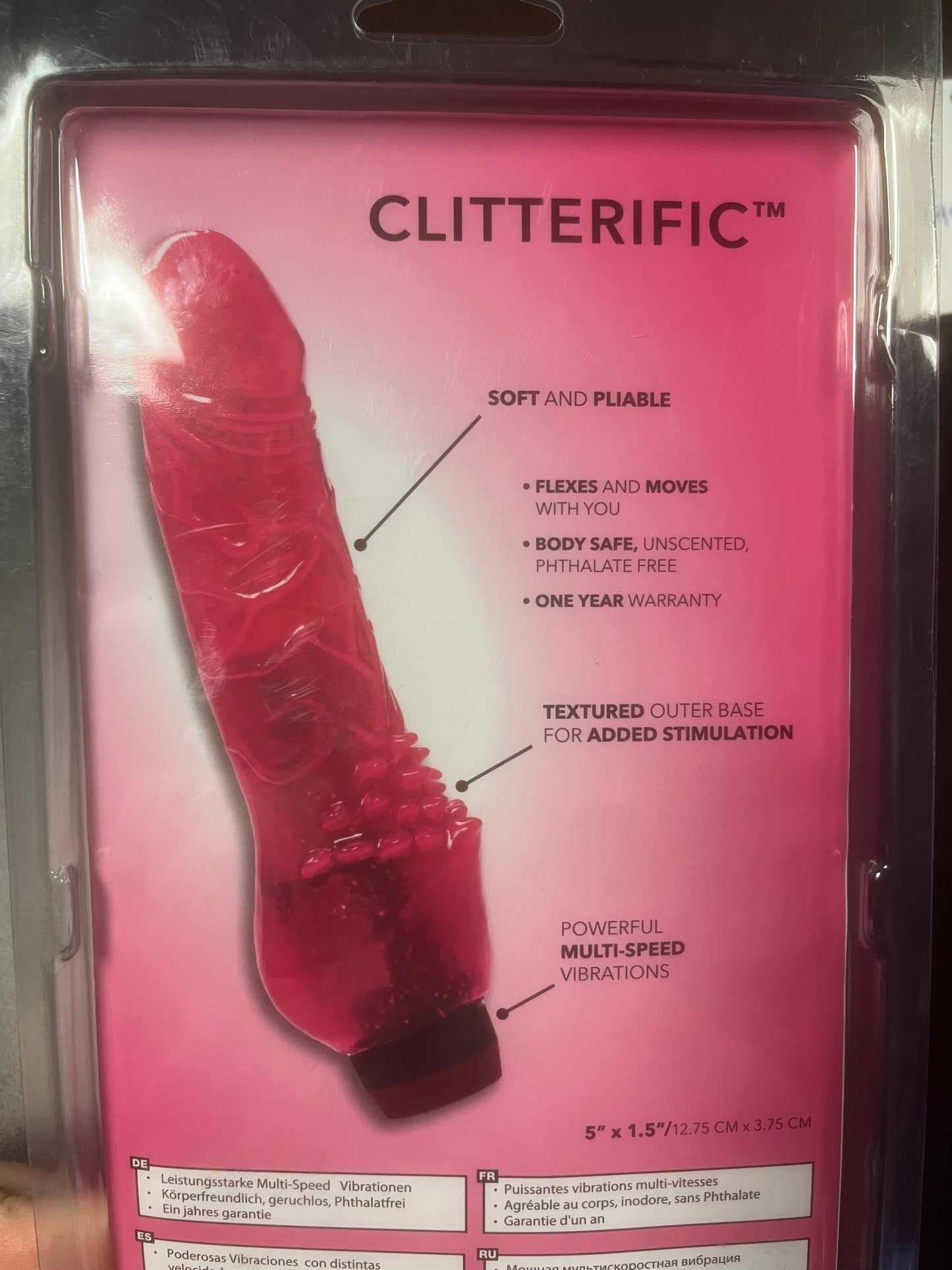 CalExotics Clitterific Pink Vibe