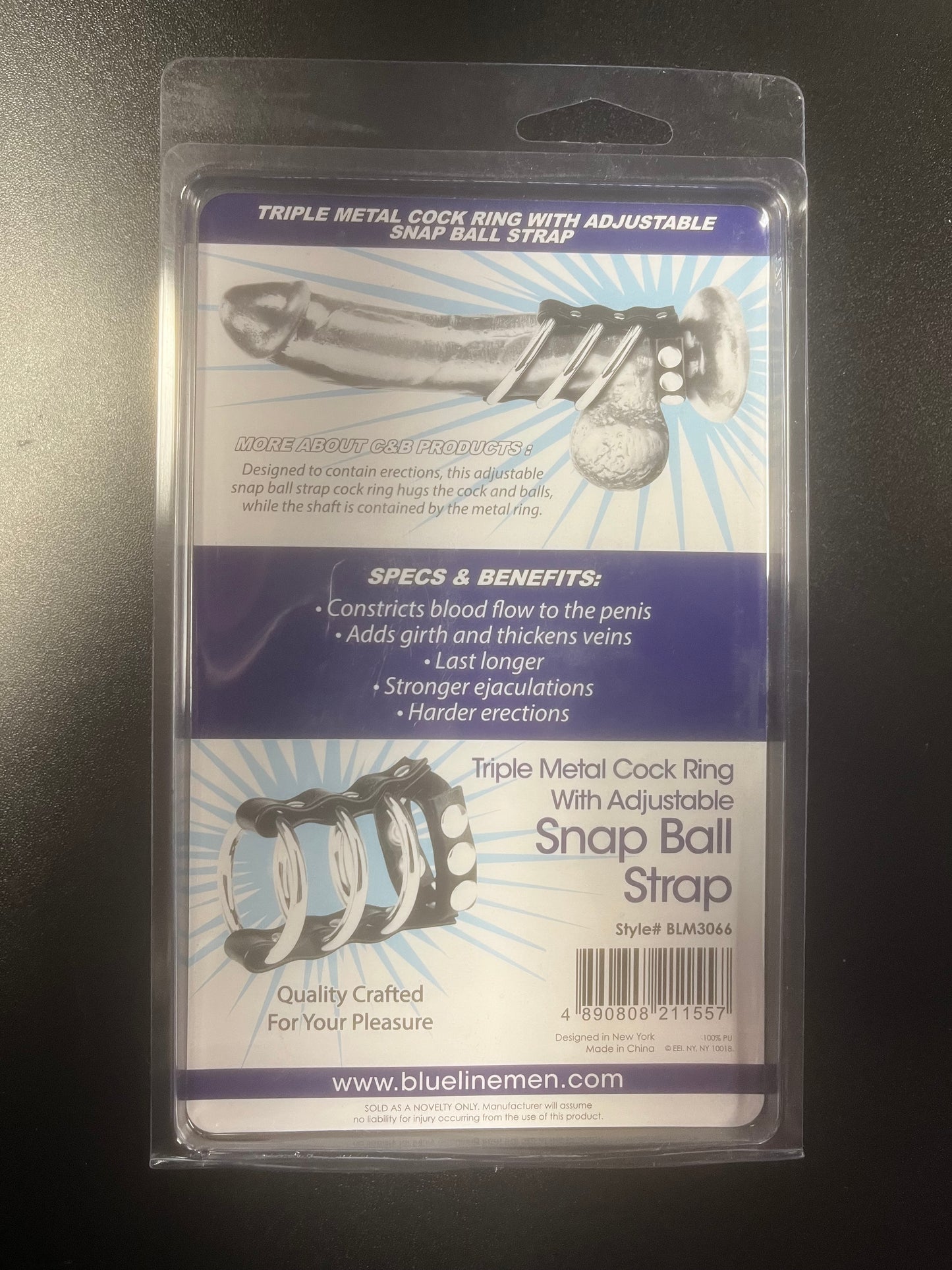 Blue Line C&B Gear 3 Ring Gates of Hell with Lead