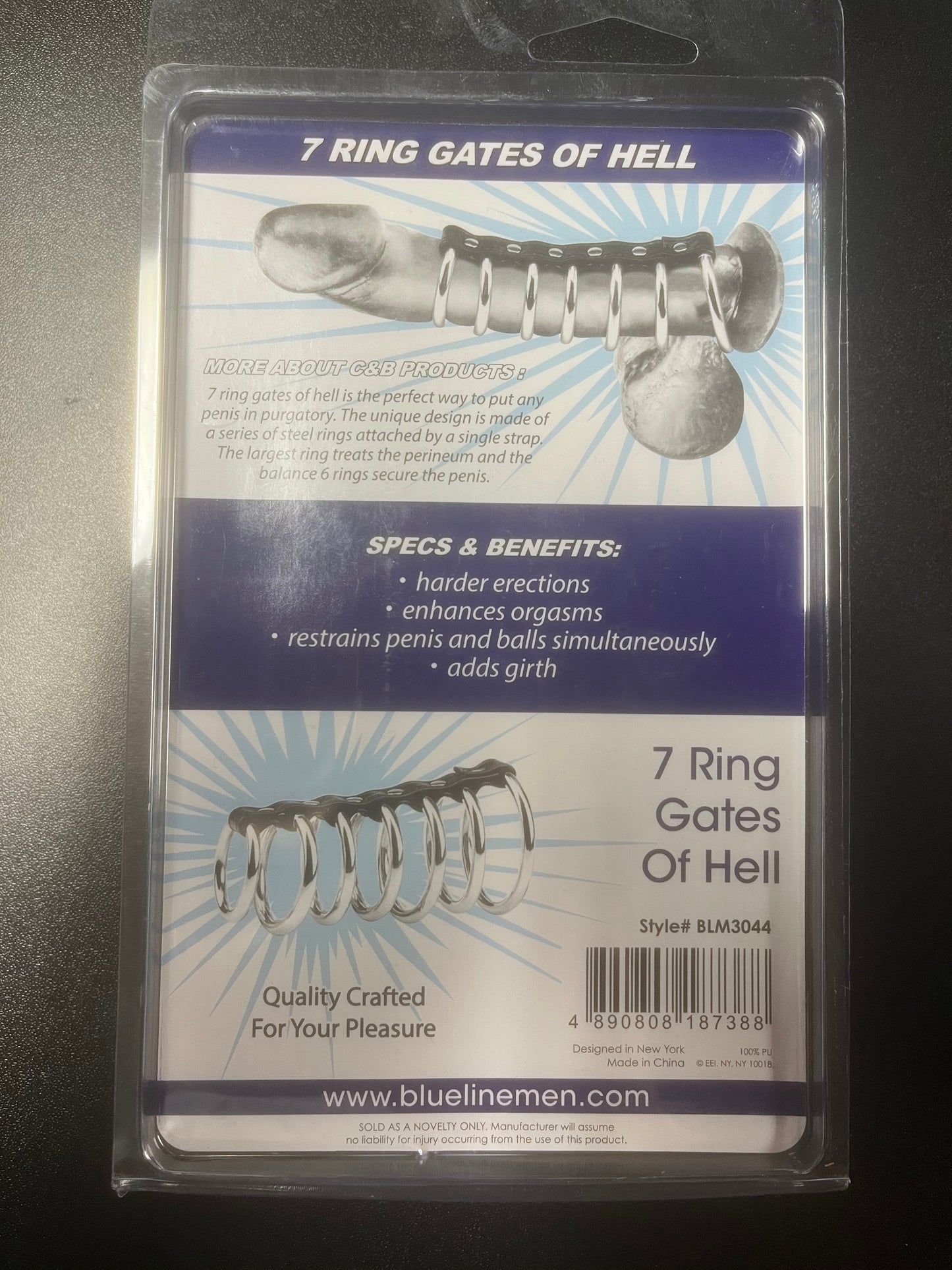 Blue Line C&B Gear 7 Ring Gates of Hell