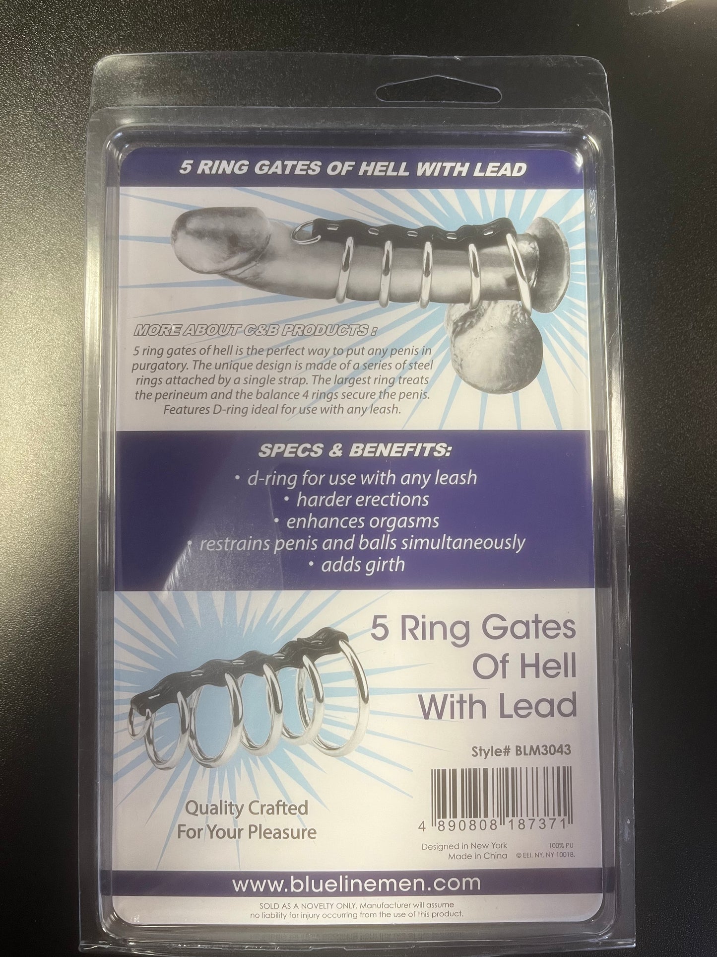 Blue Line C&B Gear 5 Ring Gates of Hell with Lead