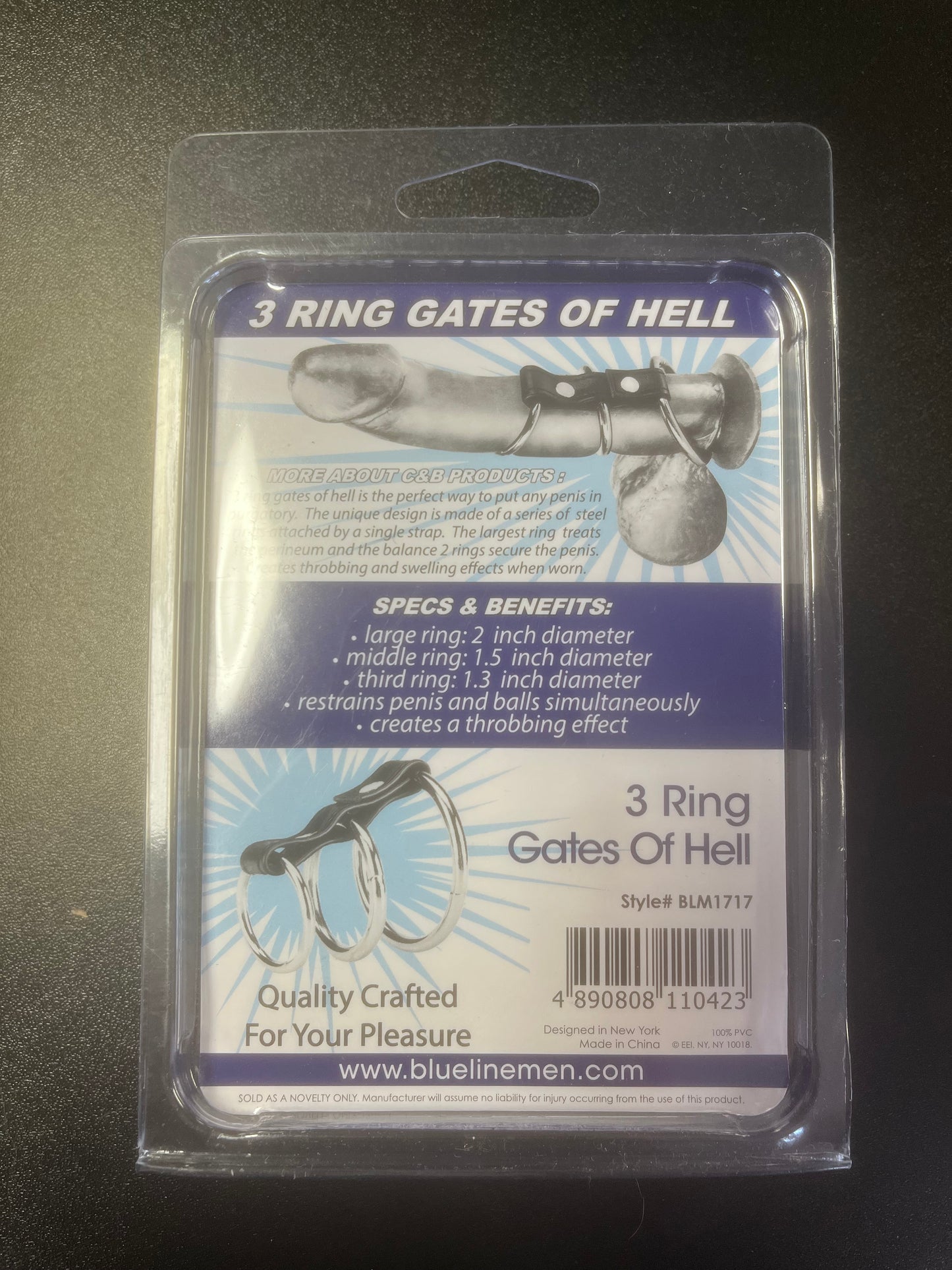 Blue Line C&B Gear 3 Ring Gates of Hell