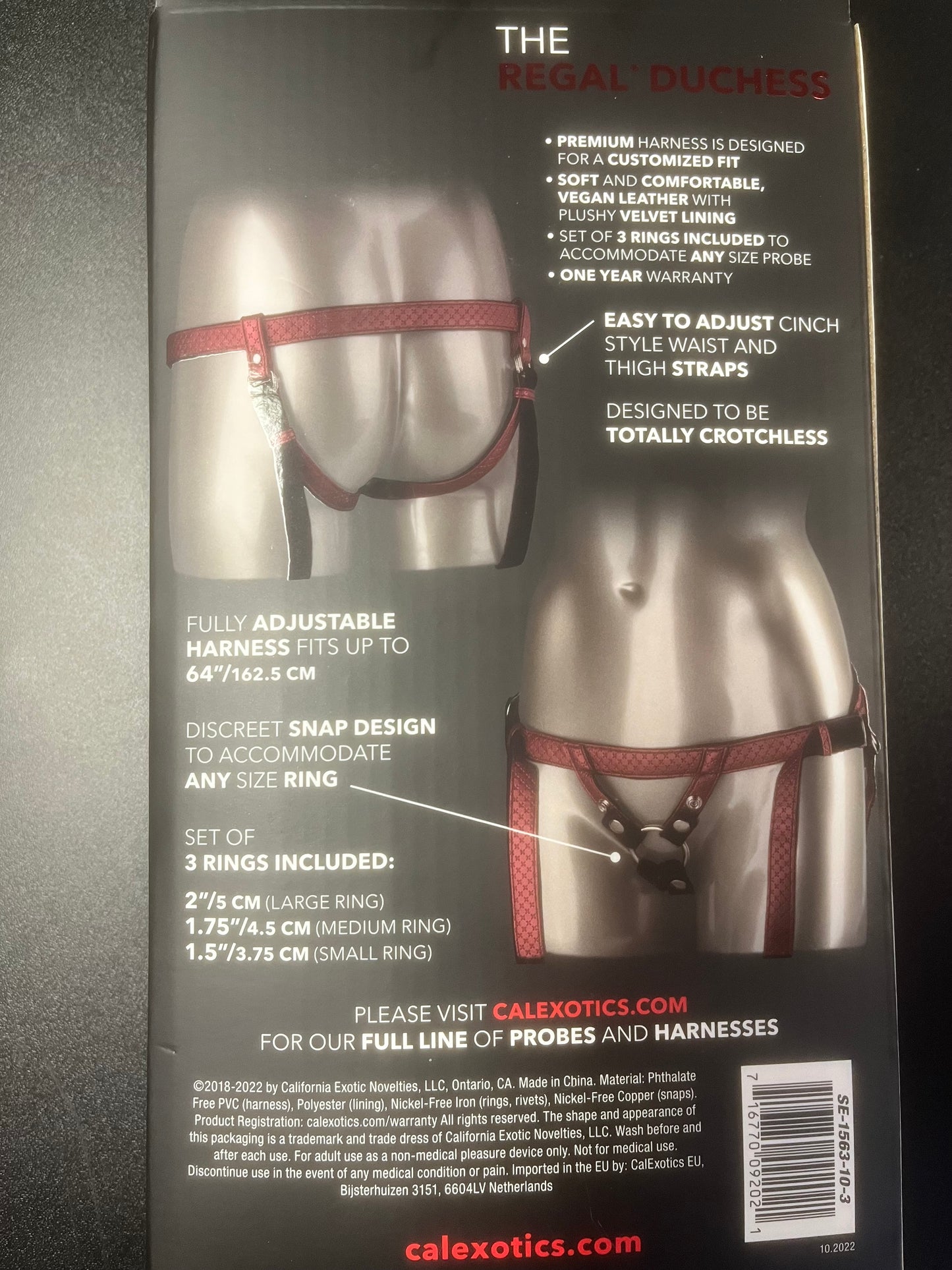 CalExotics Her Royal Harness The Regal Duchess Strap Harness