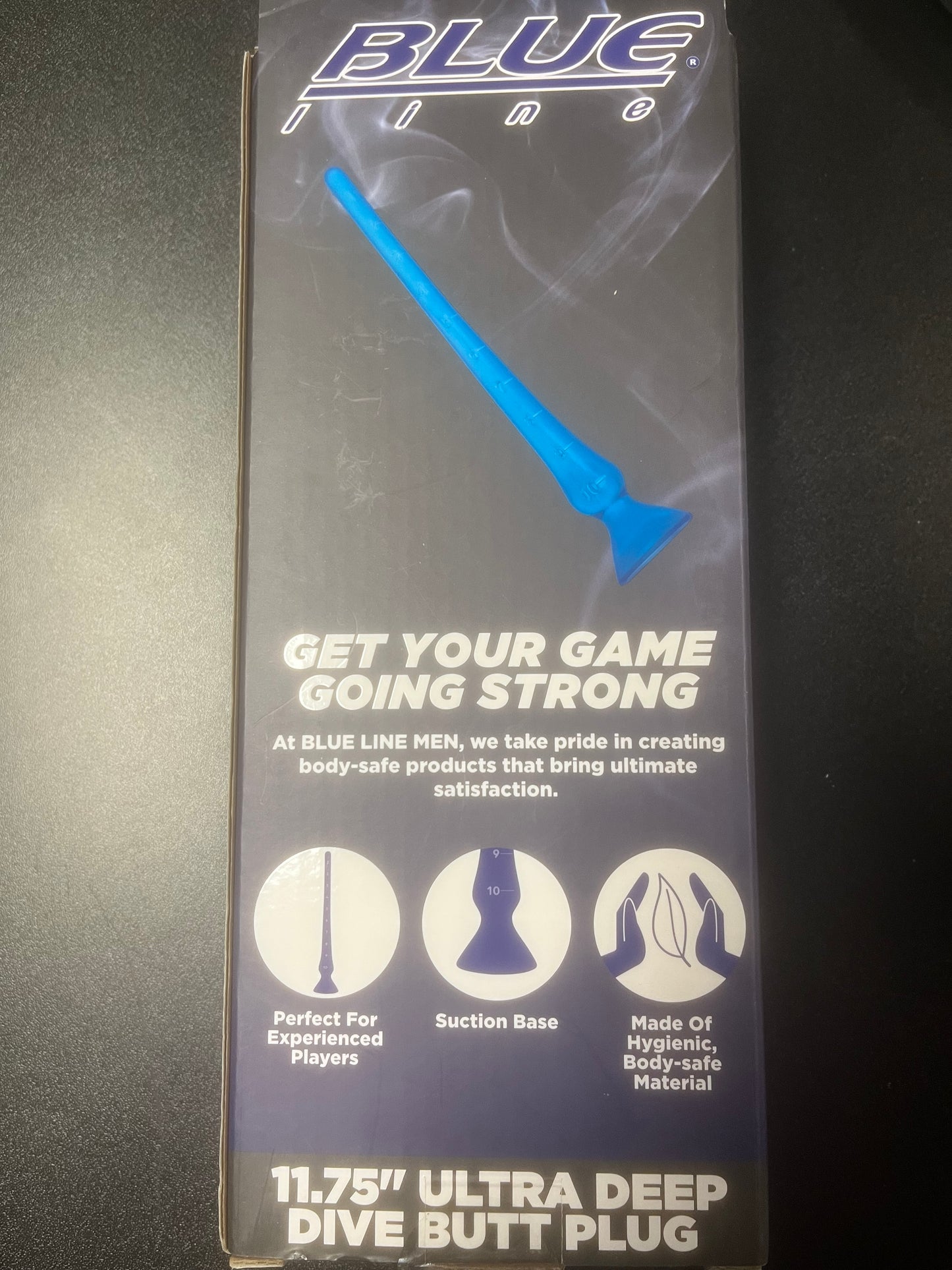 Blue Line Ultra Deep Dive 11.75" Anal Plug