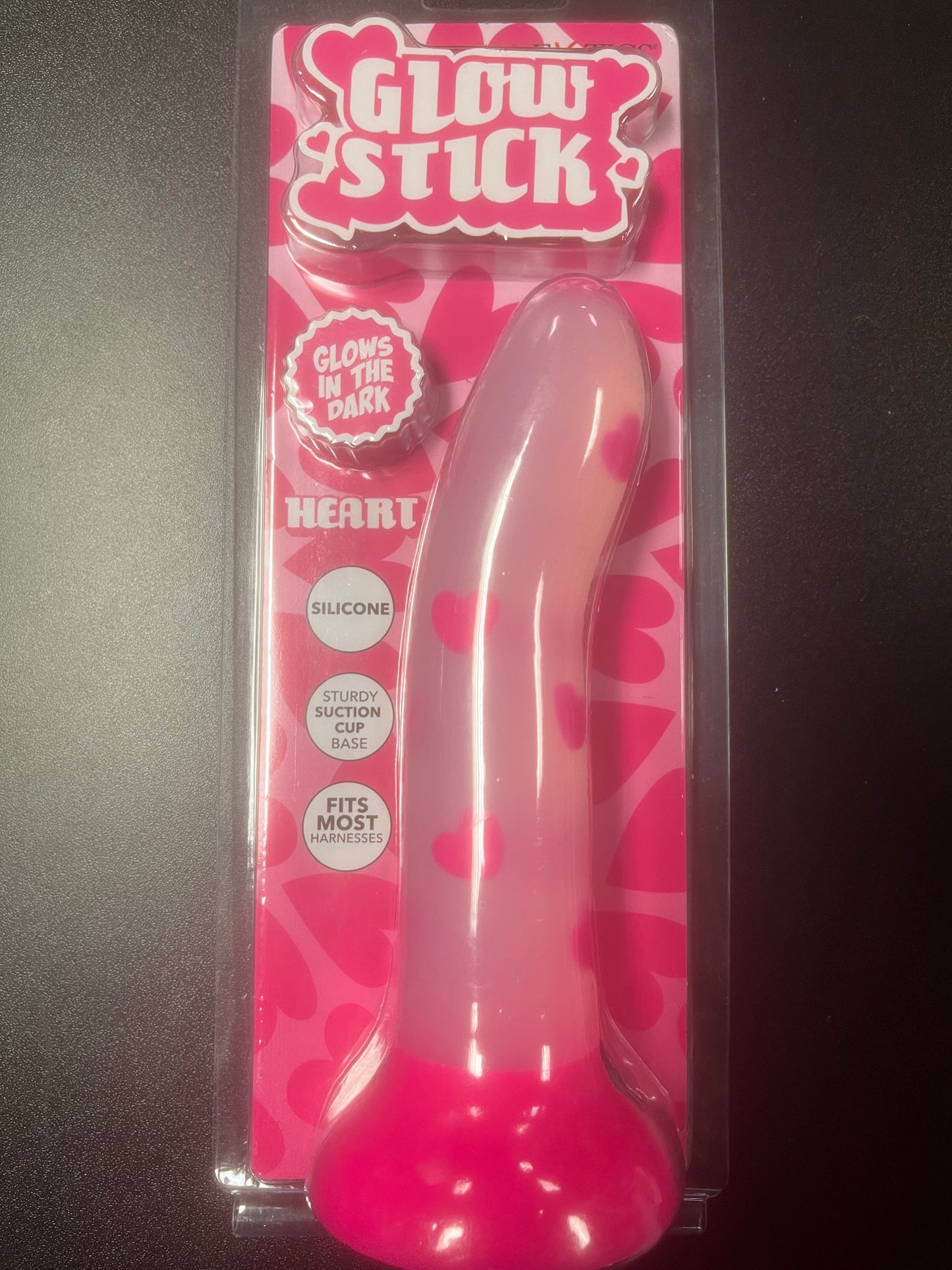 CalExotics Glow Stick Heart Glow in the Dark Dildo
