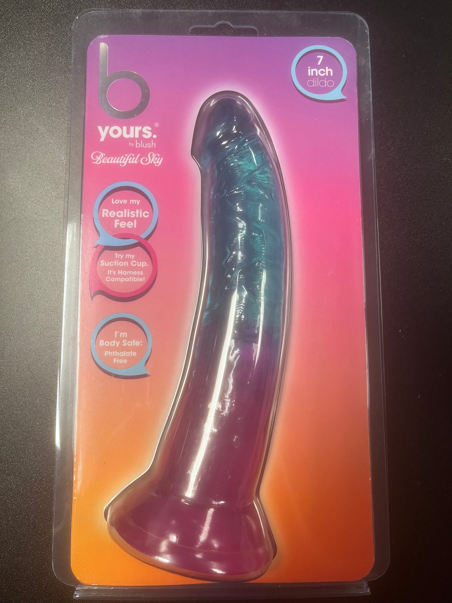 B Yours Beautiful Sky 7" Dildo