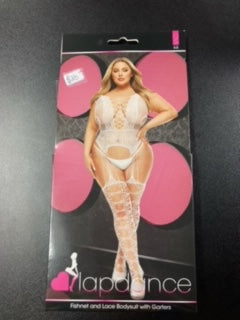 Lapdance Criss Cross Lace Teddy