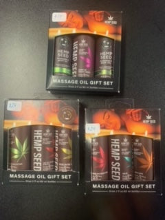 Earthly Body Hempseed Massage Oil Gift Set