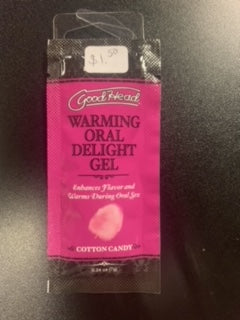 GoodHead Warming Oral Delight Gel .24oz Sample