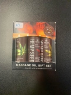 Earthly Body Hempseed Massage Oil Gift Set