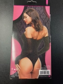 Lapdance Off the Shoulder Sparkle Teddy