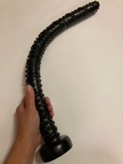 Ouch! Textured Ass Snake 21 Inch Dildo