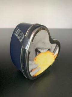 3-in-1 Edible Heart Candle 4oz/113g in Pineapple