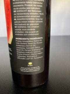 Edible Massage Oil 8 FL OZ.