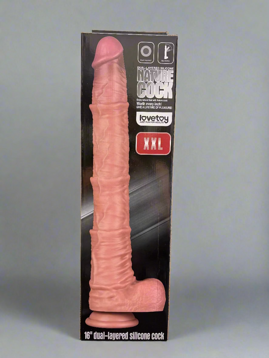 LoveToy Nature Cock XXL Dual-Layered Cock