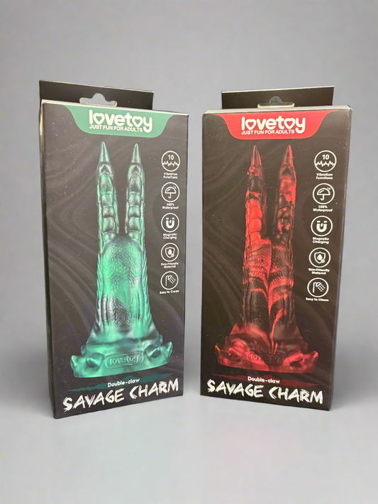 LoveToy Savage Charm Double Claw Vibrator