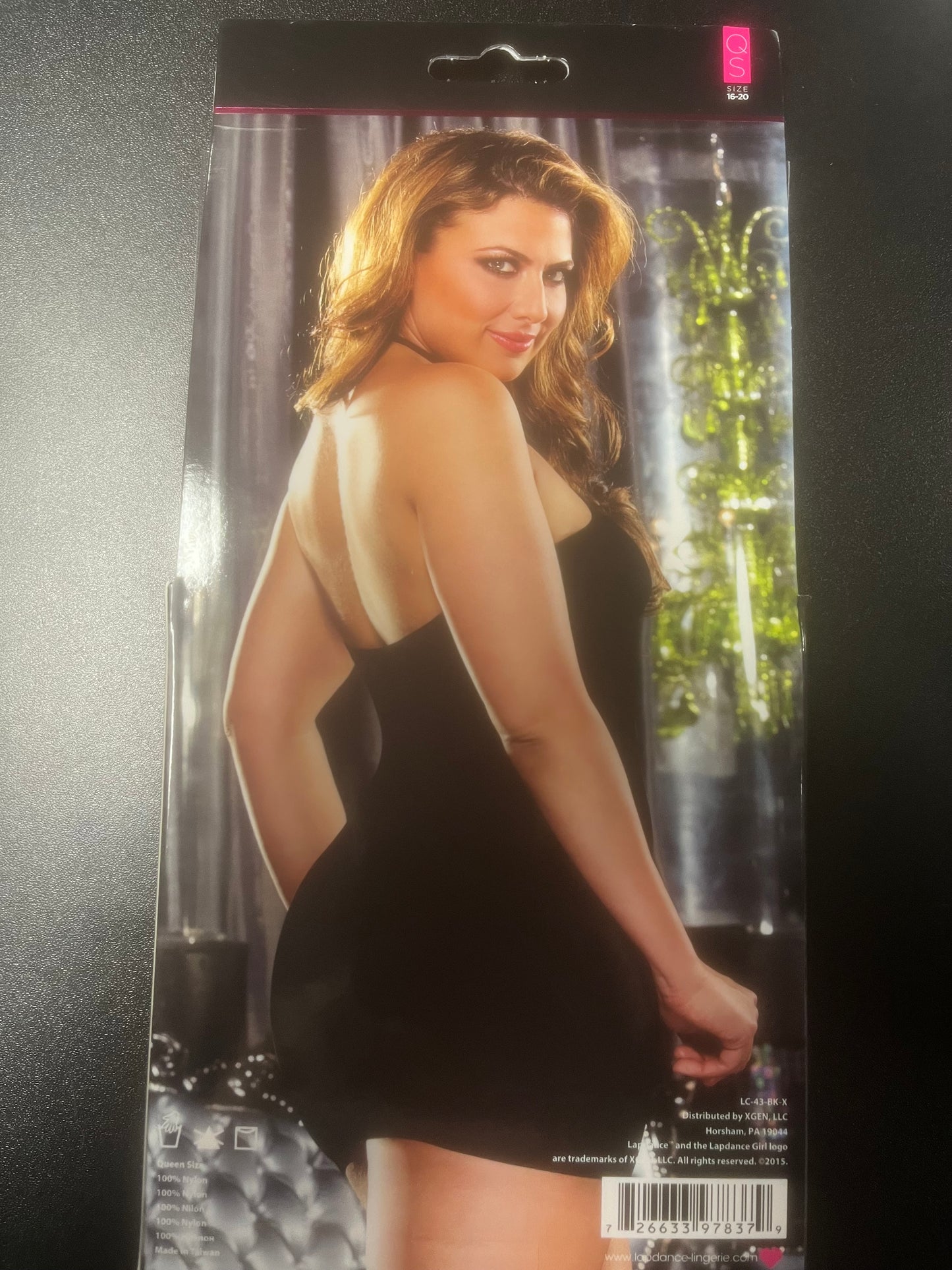 LapDance VIP Mini Halter Dress LC-43-Bl-X
