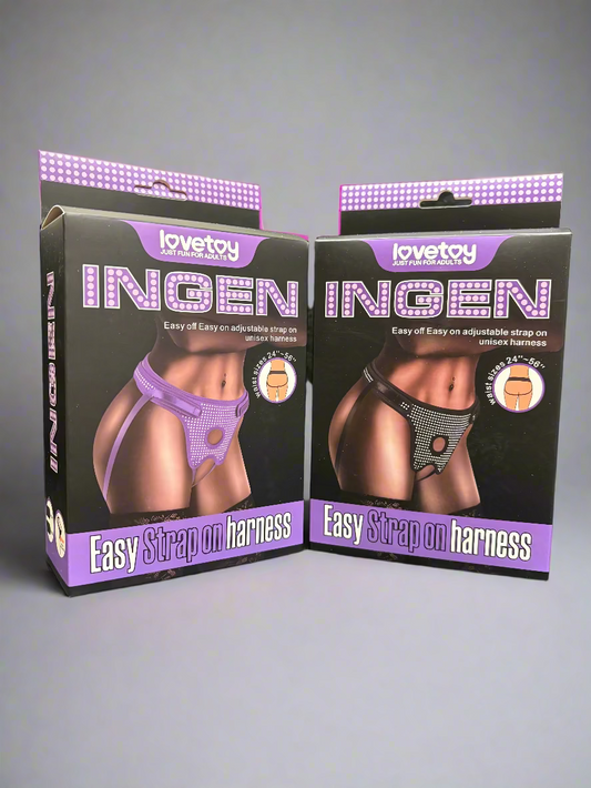 LoveToy Ingen Easy Strap On Harness w/ Polka Dots