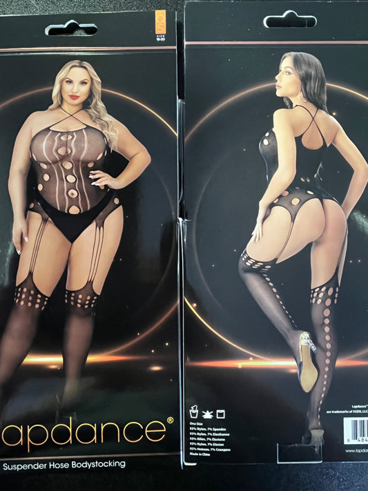 LapDance Suspender Hose Bodystocking LC124