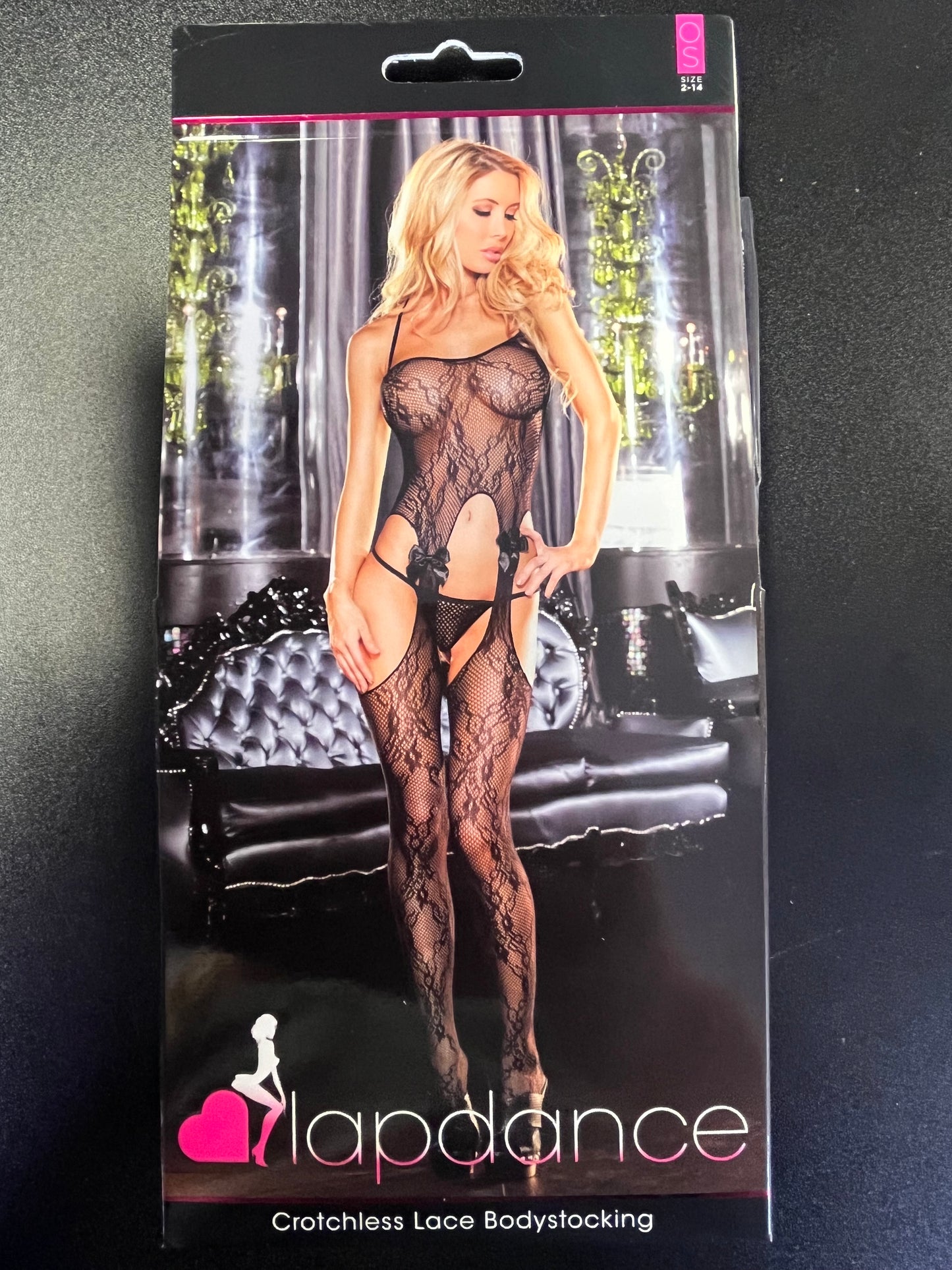 LapDance Crotchless Fencenet Thigh High LH-1004