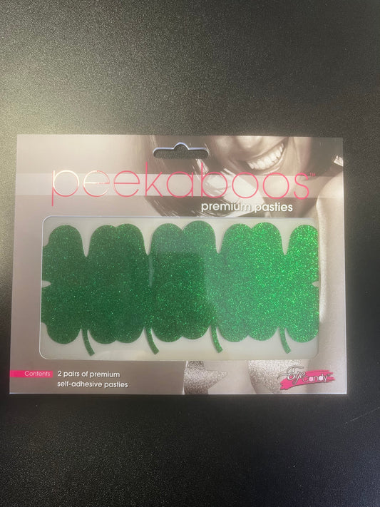Peek-A-Boo Pasties Lucky Glitter