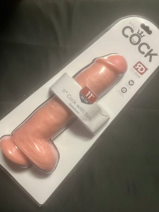 King Cock 11 Inch Cock with Balls