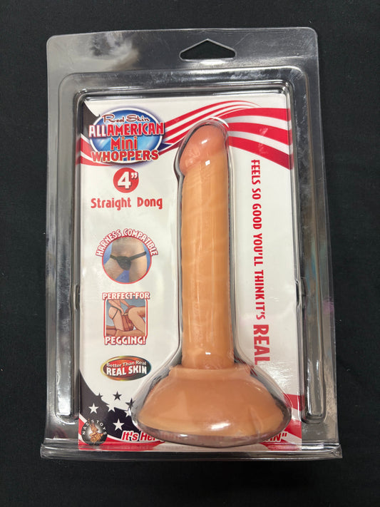 All American Whoppers Mini Whoppers 4 Inch Straight Dildo