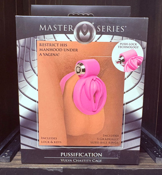 Master Series Pussification Vulva Chastity Cage Micro