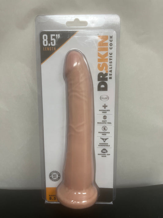 Blush Dr. Skin Basic 8.5 Inch Realistic Cock in Beige