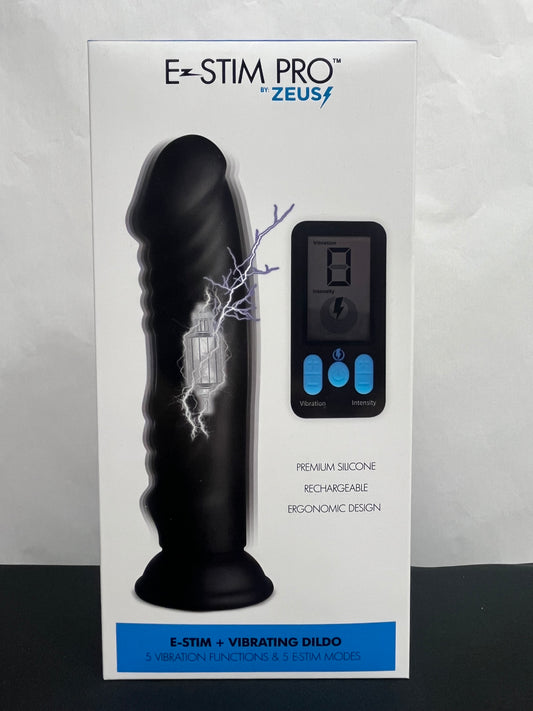 XR Brands E-Stim Pro Vibrating Dildo