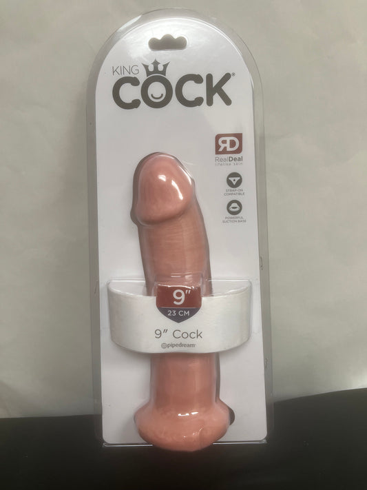 King Cock 9 Inch Cock (Flesh Colored)