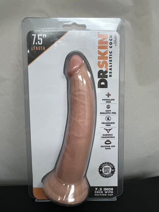 Blush Dr. Skin 7.5 Inch Cock with Suction Cup