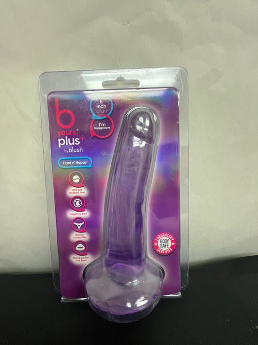 B Yours Plus Hard n' Happy 5 Inch Dildo